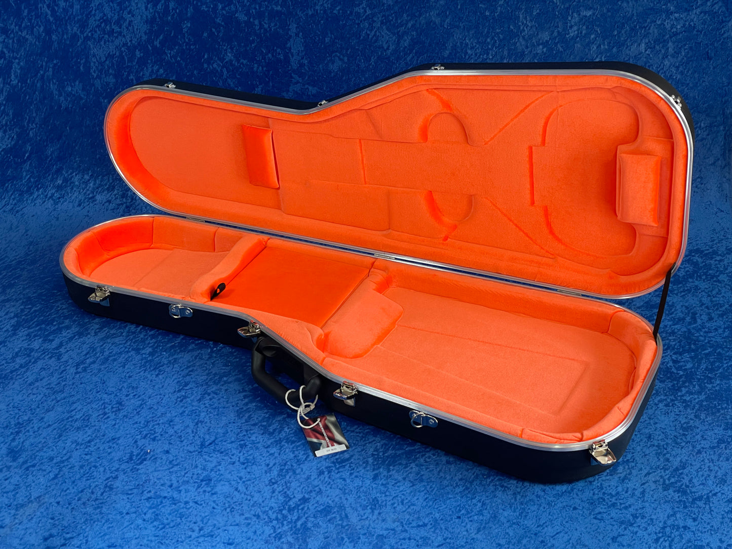 Limited Custom Shop PRO-II EF Fender® Strat/Tele Style Case - Smooth Black / Orange